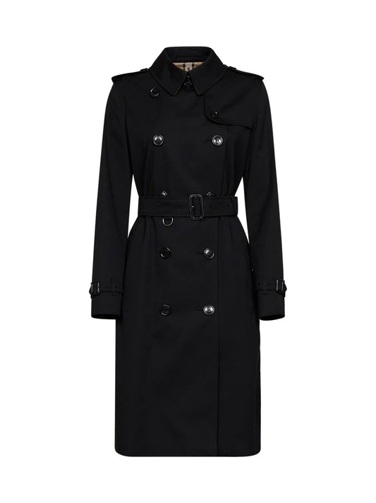 Burberry Kensington Trench Coat — Black
