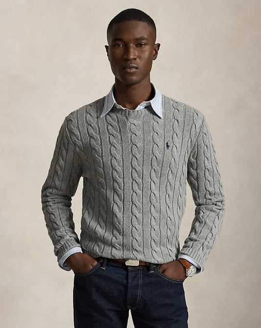 Polo Ralph Lauren — Cable-Knit Cotton Sweater